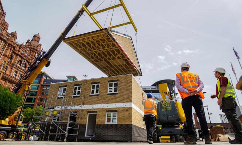 UK housebuilding revolution': £65,000 prefab homes go into production